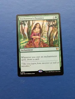 MTG Enchantress's Presence: Wilds of Eldarine Commander #125 – NM-MT+ - Image 1