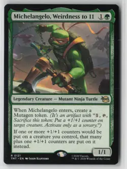 Michelangelo, Weirdness to 11 0121 Rare Teenage Mutant Ninja Turtles Near Mint - Image 1