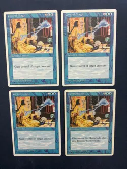 MTG 4X 4TH EDITION CONTROL ENGLISH + GERMAN MAGIC MAGIC THE GATHERING UNCOMMON - Image 5