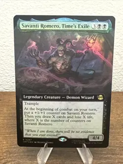 Savanti Romero, Time's Exile Extended Art Teenage Mutant Ninja Turtles Foil 267 - Image 1