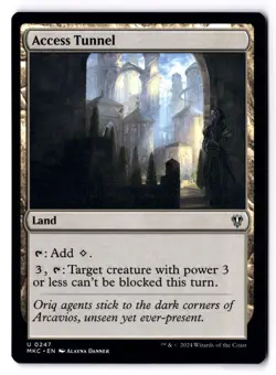 Access Tunnel NM* Commander Murders At Karlov Manor 0247 mtg -UnltdCards - Image 1