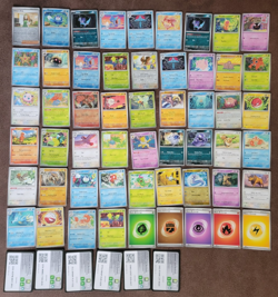 Pokemon Scarlet & Violet 151 Booster Bundle LOT of 49 Cards w Holo ~ High Grade - Image 1