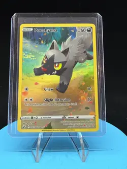 Pokemon TCG Crown Zenith Poochyena GG33/GG70 Full Art Ultra Rare Holo NM 2023 - Image 1
