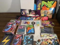 Pokemon TCG Accessories Lot - Sealed Sleeves, Dice, Coins, Stickers, Promos etc. - Image 1