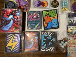 Pokemon TCG Accessories Lot - Sealed Sleeves, Dice, Coins, Stickers, Promos etc. - Image 4
