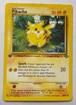 Pokemon Pikachu Red Cheeks 1st Edition Jungle 60/64 - Image 1