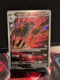TCG Pokemon Mightyena 243/217 Holo Sir Ascended Heroes N Mint Pack Fresh 🔥 - Image 2