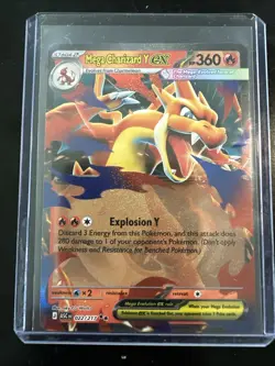 Mega Charizard Y ex 022/217 Ascended Heroes English Pokemon TCG NM - Image 1