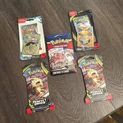 Pokemon Blister Packs & Boosters Perfect Order Journey Together Rayquaza Lot - Image 1