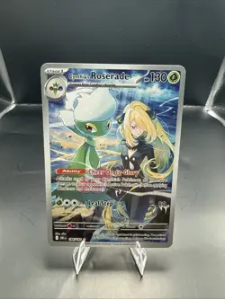 Pokemon Cynthia's Roserade 184/182 Sv10: Destined Rivals Holo - Image 1