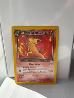 Pokemon Dark Typhlosion Neo Destiny Holo Rare 10/105 Unlimited LP - Image 1