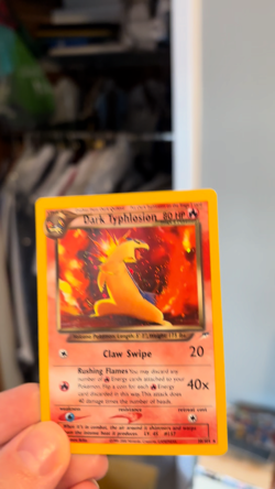 Pokemon Dark Typhlosion Neo Destiny Holo Rare 10/105 Unlimited LP - Image 2