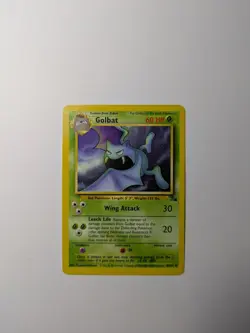 Golbat 34/62 Uncommon Fossil Pokemon Unlimited Moderately Played - Image 1