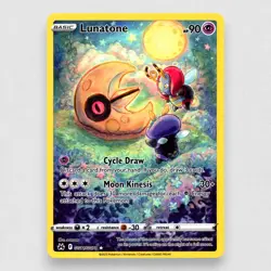 Lunatone GG11/GG70 Crown Zenith: Galarian Gallery Ultra Rare Pokemon TCG NM - Image 1