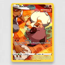 Rockruff TG07/TG30 SWSH12: Silver Tempest Trainer Gallery Ultra Rare Pokemon TC - Image 1