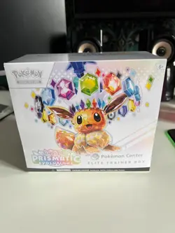 Prismatic Evolutions Pokemon Center Elite Trainer Box + Acrylic Case - Image 2