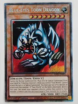 YuGiOh Rarity V 5 RA05-EN003 Blue-Eyes Toon Dragon Starlight Rare - Image 1