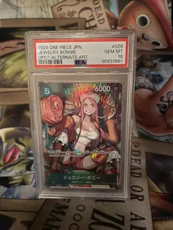 PSA 10 Jewelry Bonnie OP07-026 Alt Art One Piece Card Japanese 2024 - Image 1