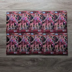 One Piece Heroines Edition EB-03 Sleeved Booster Pack Lot Of 10 In Hand New - Image 1