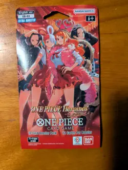 One Piece Heroines Edition EB-03 Sleeved Booster Pack Lot Of 10 In Hand New - Image 2