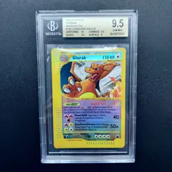 Glurak Skyridge Pokemon 146/144 Reverse Holo Mint Kristall-Typ Deutsch BGS 9.5 - Image 1