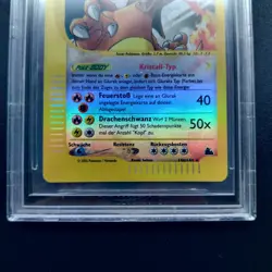 Glurak Skyridge Pokemon 146/144 Reverse Holo Mint Kristall-Typ Deutsch BGS 9.5 - Image 2