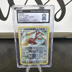 1-of-1 CGC World Record Slab – Lopunny Reverse Holo Silver Tempest 145/195 – WR - Image 1