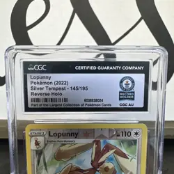 1-of-1 CGC World Record Slab – Lopunny Reverse Holo Silver Tempest 145/195 – WR - Image 2