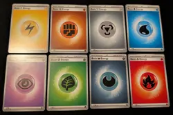 Pokemon TCG Mega Evolution Energy Set MEE 01-08 8 Card Set NM Condition - Image 1