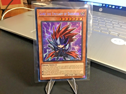 *** GORZ THE EMISSARY OF DARKNESS *** SECRET RARE (CHIBI) BLMM-EN005 YUGIOH! - Image 1