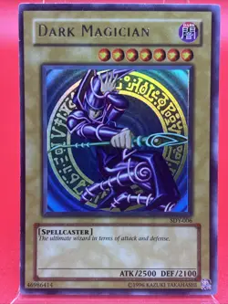 Yugioh Dark Magician SDY-006 Unlimited Ultra Rare Holo - X2 - Image 1