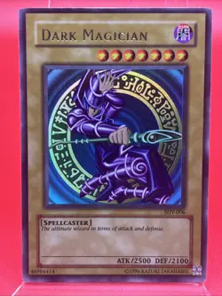 Yugioh Dark Magician SDY-006 Unlimited Ultra Rare Holo - X2 - Image 3