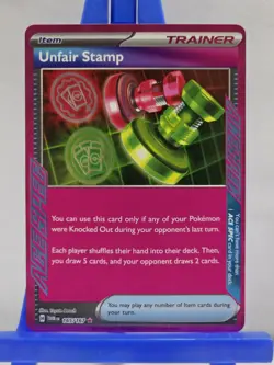 Unfair Stamp 165/167 Sv06: Twilight Masquerade Ace Spec Holo - Image 1