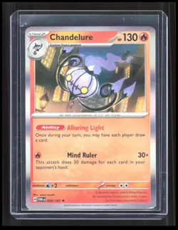 Chandelure 038/167 Holo SV06: Twilight Masquerade Pokemon tcg CB-2-4-E-11 - Image 1