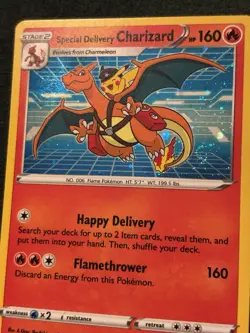 Special Delivery Charizard SWSH075 SWSH: Sword & Shield Promo Cards Holo - Image 2
