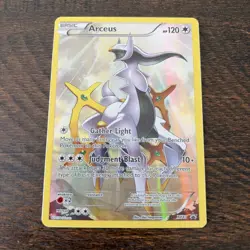Pokemon TCG Arceus Promo Holo XY83 XY Basic 120HP Judgment Blast English Card - Image 1