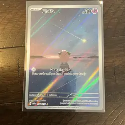 Cleffa 202/197 SV03: Obsidian Flames Illustration Rare Pokemon Card Mint - Image 1