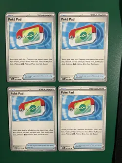 Pokemon TCG x4 Pokepad Pokemon Cards Perfect Order- NM playset - Image 1