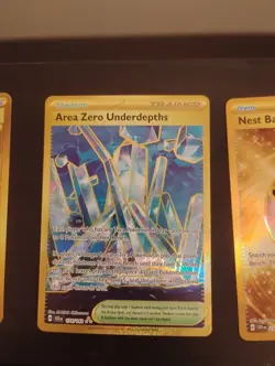 Lot Of 5 Pokemon Gold Trainer Cards Varying Sets All Nm To Mint - Image 3