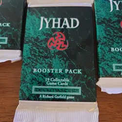 Jyhad Booster Pack 19 cards/3 packs Wizards of the Coast 1994 New Sealed - Image 2