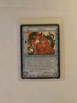 Strider - Middle Earth CCG card (1998 ICE) MECCG The Balrog LotR Character - Image 1
