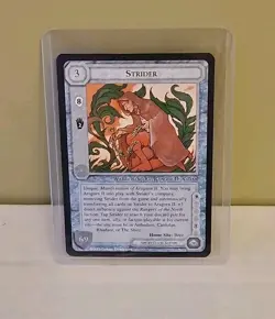 Strider - Middle Earth CCG card (1998 ICE) MECCG The Balrog LotR Character - Image 2