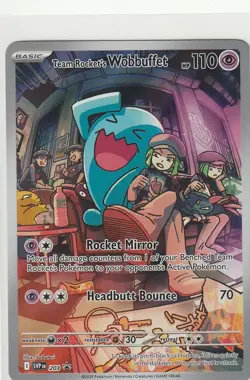 Team Rocket's Wobbuffet - SV: Scarlet & Violet Promo Cards (SVP) Pokemon NM - Image 1