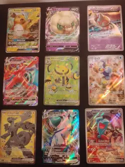Lot Of 9 Pokemon Cards Illustration Rares Varying Sets All Nm To Mint - Image 1