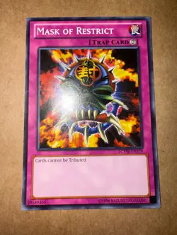 Yugioh Mask Of Restrict LCYW-EN179 Common LP - Image 1