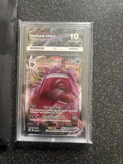 Pokemon TCG Gengar VMAX 157/264 Fusion Strike Card 2021 GEM MINT 10 💎 ACE - Image 1