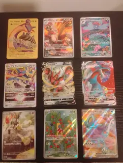 Lot Of 9 Pokemon Cards Illustration Rares All Nm To Mint Varying Sets - Image 1