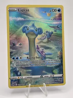 Lapras GG05/GG70 Crown Zenith: Galarian Gallery Ultra Rare Holo Pokemon Card - Image 2