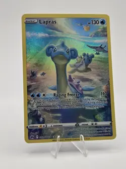 Lapras GG05/GG70 Crown Zenith: Galarian Gallery Ultra Rare Holo Pokemon Card - Image 4