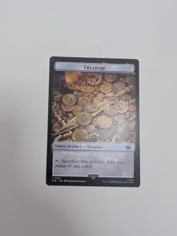 MTG - Treasure 0012/The Monarch 0015 Token - Lord of The Rings NM/M Condition - Image 1